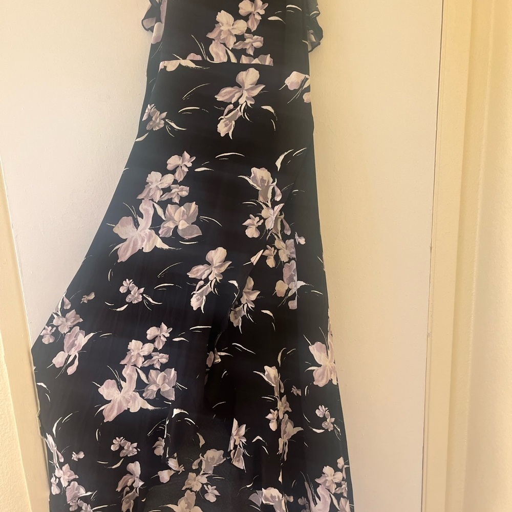 Black floral high neck dress - Picture 5 of 5